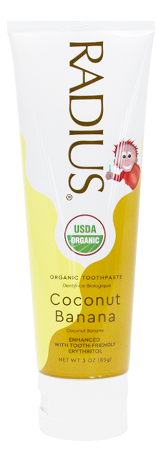 Органическая гелевая зубная паста Gel Organic Toothpaste Coconut Banana 85г 1237₽
