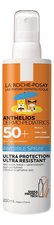 LA ROCHE-POSAY Солнцезащитный невидимый спрей для лица и тела Anthelios Dermo-Pediatrics SPF50+ 200мл