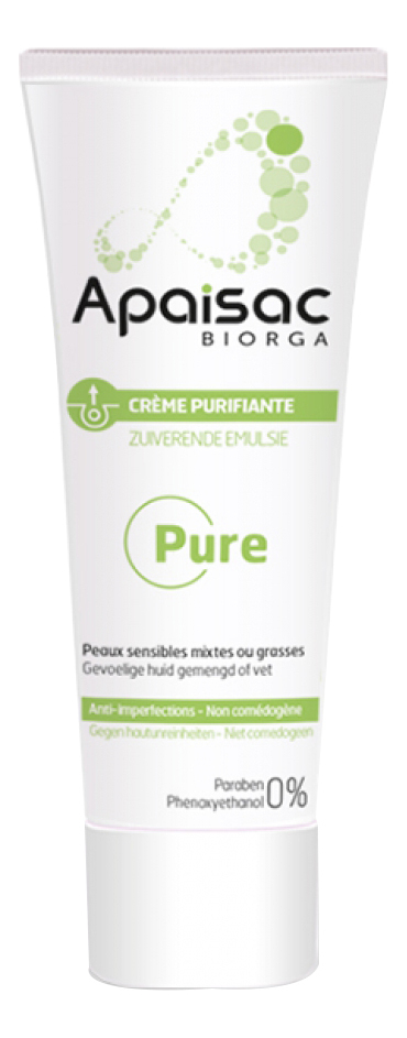 

Корректирующий крем для лица Apaisac Pure Creme Purifiante 40мл