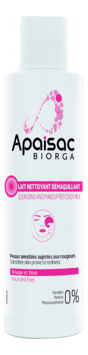 

Очищающее молочко для снятия макияжа Apaisac Lait Nettoyant Demaquillant 200мл