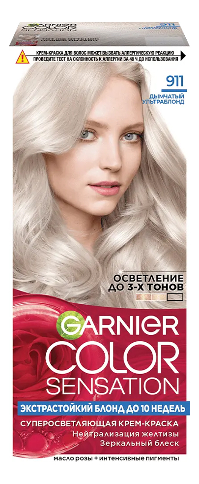 Краска для волос Color Sensation: 911 Дымчатый Ультраблонд