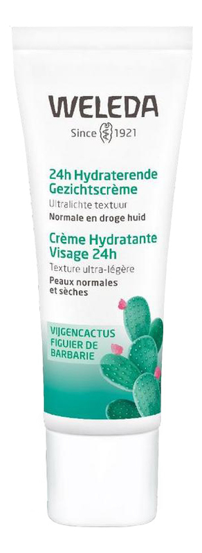 Купить Увлажняющий крем для лица Cactus Pear 24H Hydrating Face Cream 30мл, Weleda