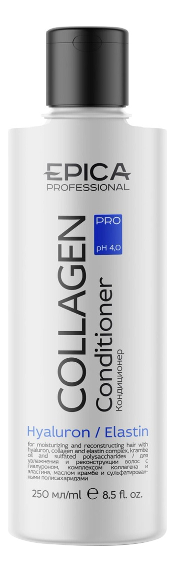 

Кондиционер для увлажнения и реконструкции волос Collagen PRO Hyaluron Conditioner: Кондиционер 250мл, Кондиционер для увлажнения и реконструкции волос Collagen Pro Hyaluron Conditioner