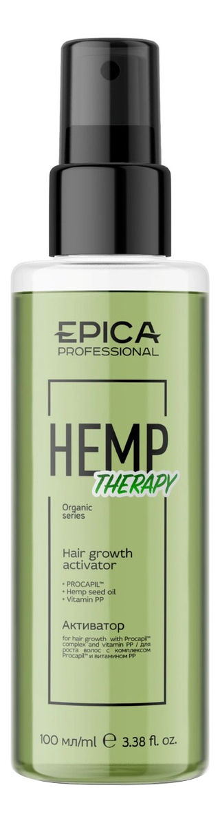 

Активатор роста волос Hemp Therapy Organic 100мл
