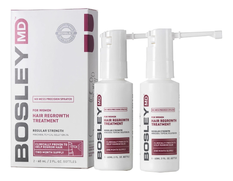 

Спрей усилитель роста волос для женщин Hair Regrowth Spray For Women 2% 2*60мл