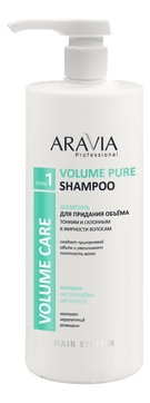 Шампунь для придания объема тонким и склонным к жирности волосам Volume Pure Shampoo 400мл