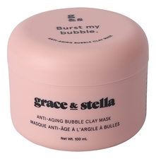 Grace and Stella Антивозрастная пузырьковая маска для лица с глиной Anti-Aging Bubble Clay Mask 100мл