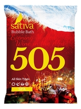 Sativa Пена для ванны Bubble Bath Evening Mulled Wine In The Alps 505 15г