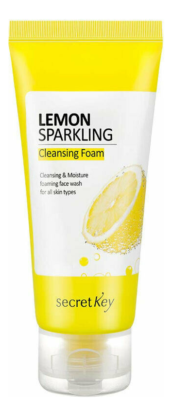 Пенка для умывания с экстрактом лимона Lemon Sparkling Cleansing Foam: Пенка 200мл пенка для умывания с экстрактом лимона secret key lemon sparkling cleansing foam