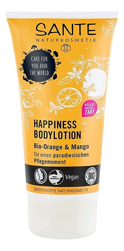 

Лосьон для тела Happiness Bodylotion Bio-Orange & Mango 150мл