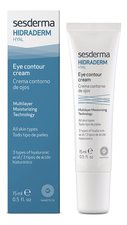 Sesderma Крем-контур для области вокруг глаз Hidraderm Hyal Eye Contour Cream 15мл