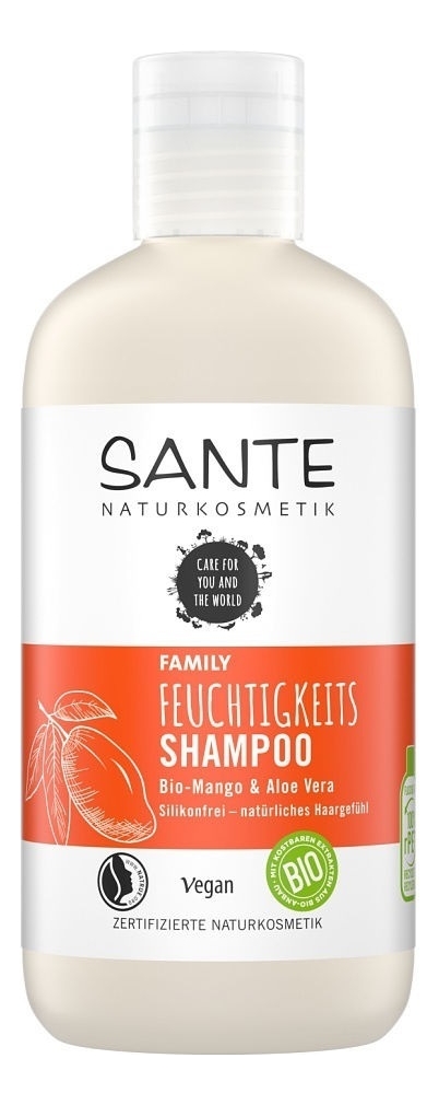 

Увлажняющий шампунь для волос Family Feuchtigkeits Shampoo Bio-Mango & Aloe Vera: Шампунь 250мл, Увлажняющий шампунь для волос Family Feuchtigkeits Shampoo Bio-Mango & Aloe Vera