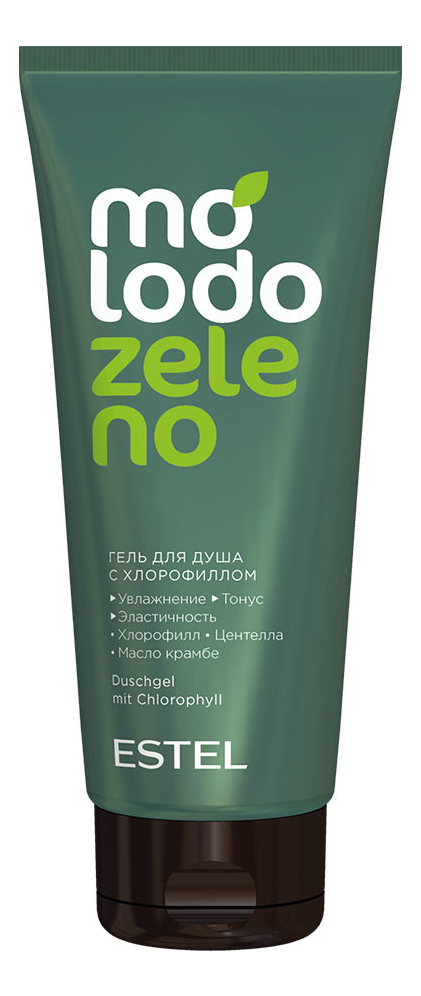 Гель для душа с хлорофиллом Molodo Zeleno 200мл estel professional molodo zeleno шампунь для волос с хлорофиллом 250 мл