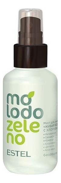 

Мист для лица с хлорофиллом Живая вода Molodo Zeleno 100мл