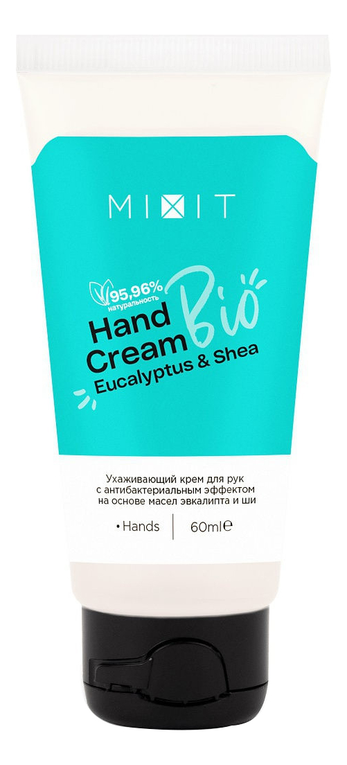 Крем для рук с антибактериальным эффектом Eucalyptus & Shea Bio Hand Cream 60мл