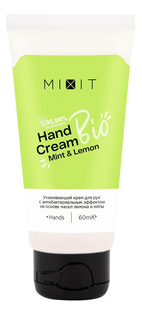 

Крем для рук с антибактериальным эффектом Mint & Lemon Bio Hand Cream 60мл