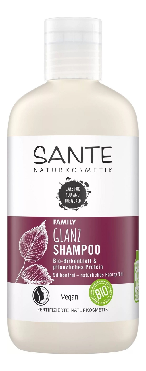 

Шампунь для блеска волос Family Glanz Shampoo Bio-Birkenblatt & Pflanzliches Protein: Шампунь 250мл, Шампунь для блеска волос Family Glanz Shampoo Bio-Birkenblatt & Pflanzliches Protein