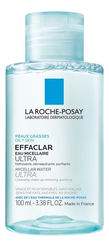 

Очищающая мицеллярная вода Effaclar Micellar Ultra: Вода 100мл, Очищающая мицеллярная вода Effaclar Micellar Ultra