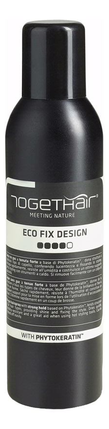 

Лак-спрей без газа сильной фиксации для укладки волос Eco Fix Design 250мл