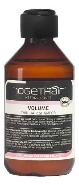 Купить Шампунь для объема тонких волос Volume Shampoo Thin Hair: Шампунь 250мл, TOGETHAIR