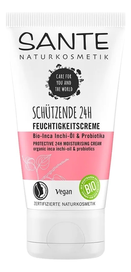 

Защитный увлажняющий крем для лица Schutzende 24H Feuchtigkeitscreme Bio-Inca Inchi-Ol & Probiotika 50мл