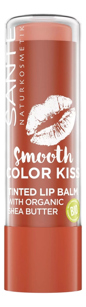 Бальзам для губ Smooth Color Kiss 4,5мл: 01 Soft Coral