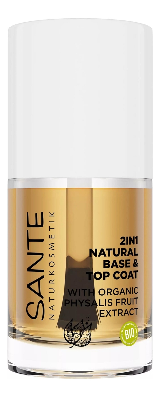 

Бесцветный лак для ногтей 2 in 1 Natural Base & Top Coat 10мл