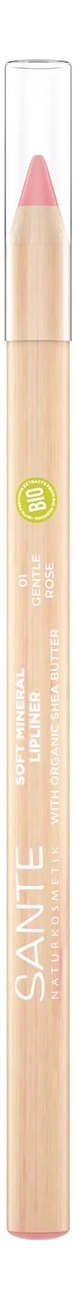 

Мягкий карандаш для губ Soft Mineral Lipliner 1,14г: 01 Gentle Rose, Мягкий карандаш для губ Soft Mineral Lipliner 1,14г