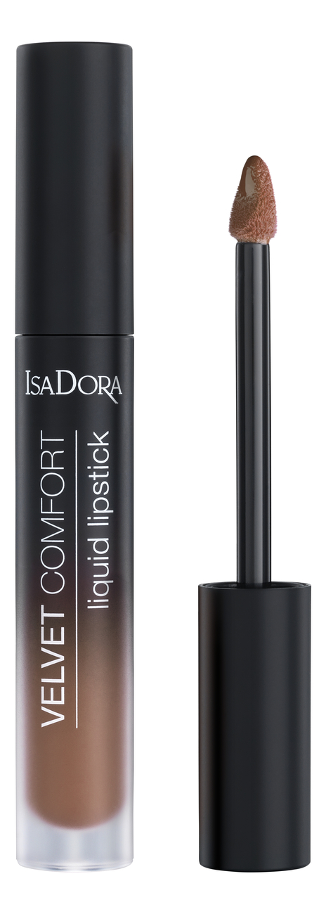 

Жидкая матовая устойчивая помада для губ Velvet Comfort Liquid Lipstick 4мл: 68 Cool Brown, Жидкая матовая устойчивая помада для губ Velvet Comfort Liquid Lipstick 4мл
