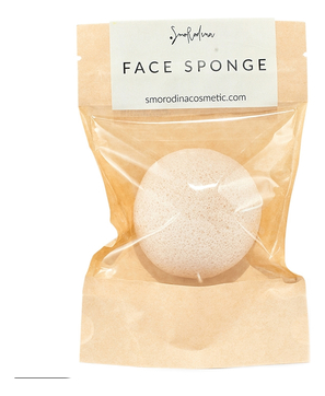 Спонж конжаковый для умывания с белой глиной Face Sponge