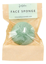SmoRodina Спонж конжаковый для умывания с зеленым чаем Face Sponge