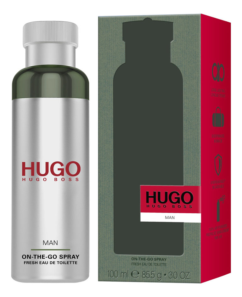 

Hugo Man On The Go Spray: туалетная вода 100мл, Hugo Man On The Go Spray