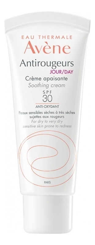 Дневной увлажняющий крем для лица Antirougeurs Jour Creme Apaisante SPF30 40мл