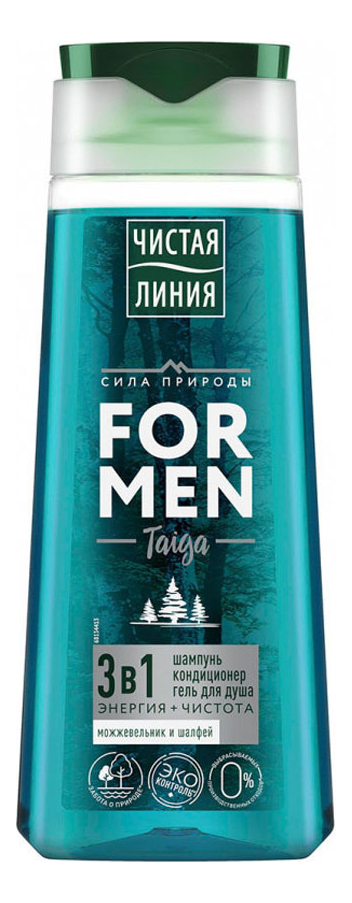 Гель для душа Глубокое очищение For Men Taiga 400мл