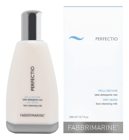 Fabbrimarine Увлажняющее очищающее молочко для лица Perfectio Pelli Secche Latte Detergente 200мл