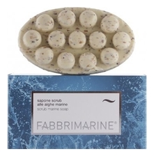 Fabbrimarine Мыло-скраб для тела с экстрактом морских водорослей Sapone Scrub Alle Alghe Marine 150г