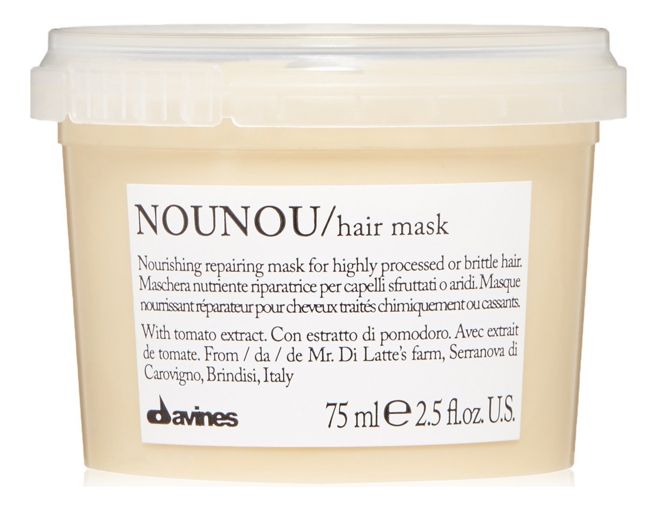 

Маска для глубокого питания волос Nounou Hair Mask: Маска 75мл, Маска для глубокого питания волос Nounou Hair Mask