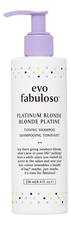 evo Интенсивный тонирующий шампунь-уход для светлых волос Fabuloso Platinum Blonde Toning Shampoo