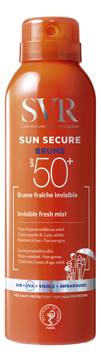 

Солнцезащитный спрей-мист Sun Secure Invisible Fresh Mist SPF50+ 200мл