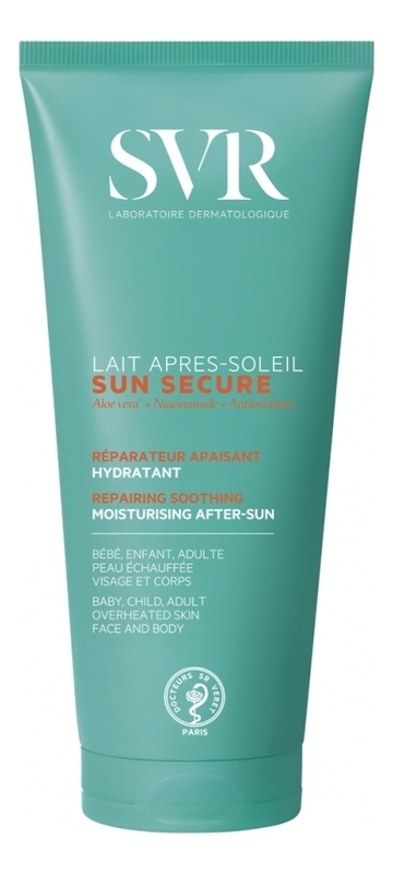 Успокаивающее молочко после солнца Sun Secure Soothing Hydrating & Repairing Care 200мл