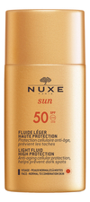 NUXE Солнцезащитный флюид для лица Light Fluid High Protection SPF50 50мл