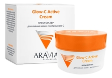 Aravia Крем-бустер для сияния кожи лица с витамином С Professional Glow-C Active Cream 50мл