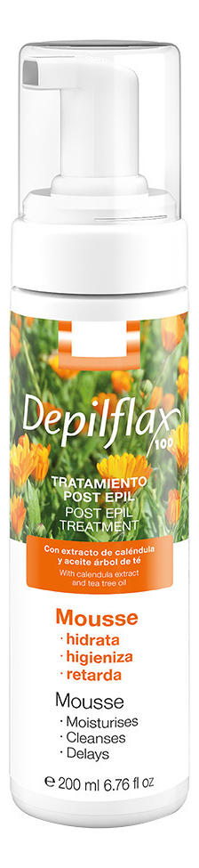 

Мусс для замедления роста волос с экстрактом календулы Calendula Post Epil Treatment Mousse 200мл