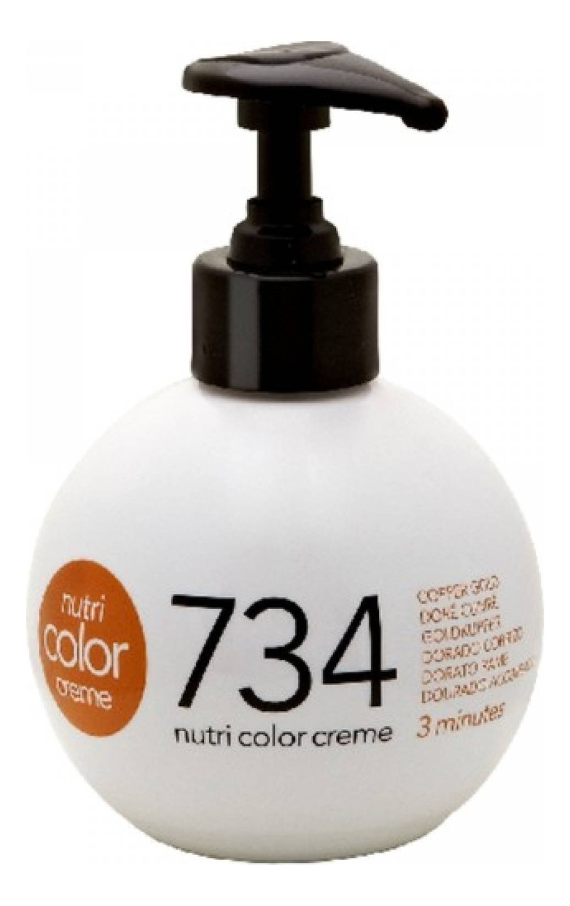 

Краска для волос Nutri Color Creme 734 Copper Gold: Краска 250мл, Краска для волос Nutri Color Creme 734 Copper Gold