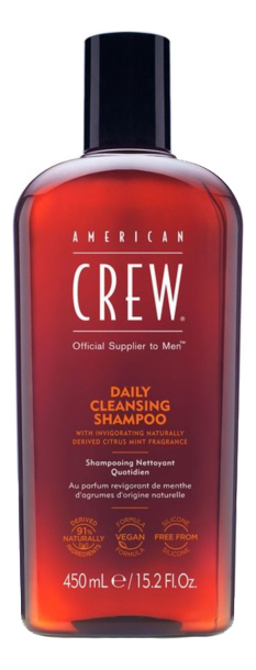 Ежедневный очищающий шампунь для волос Daily Cleansing Shampoo: Шампунь 450мл american crew шампунь для ежедневного ухода за нормальными и сухими волосами daily deep moisturizing shampoo