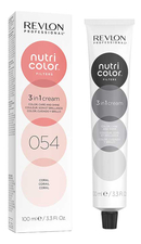 Revlon Professional Тонирующий крем-бальзам без аммиака Nutri Color Filters 3 In 1 Cream 054 Coral