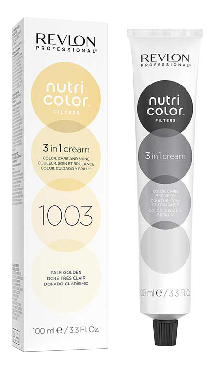 Тонирующий крем-бальзам без аммиака Nutri Color Filters 3 In 1 Cream 1003 Pale Golden: Крем-бальзам 100мл