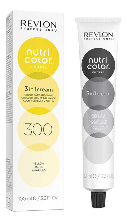 Тонирующий крем-бальзам без аммиака Nutri Color Filters 3 In 1 Cream 300 Yellow: Крем-бальзам 100мл