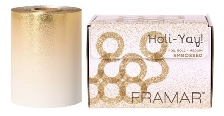 

Фольга в рулоне с тиснением Embossed Roll Medium Holi-Yay 2020 98м