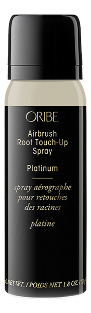 Спрей-корректор цвета для корней волос Airbrush Root Touch-Up Spray 75мл: Platinum oribe airbrush спрей корректор а для корней волос рыжий 75 мл